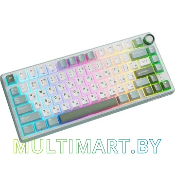 Клавиатура Royal Kludge R75 RGB Sky Cyan (RK Silver) картинка 4